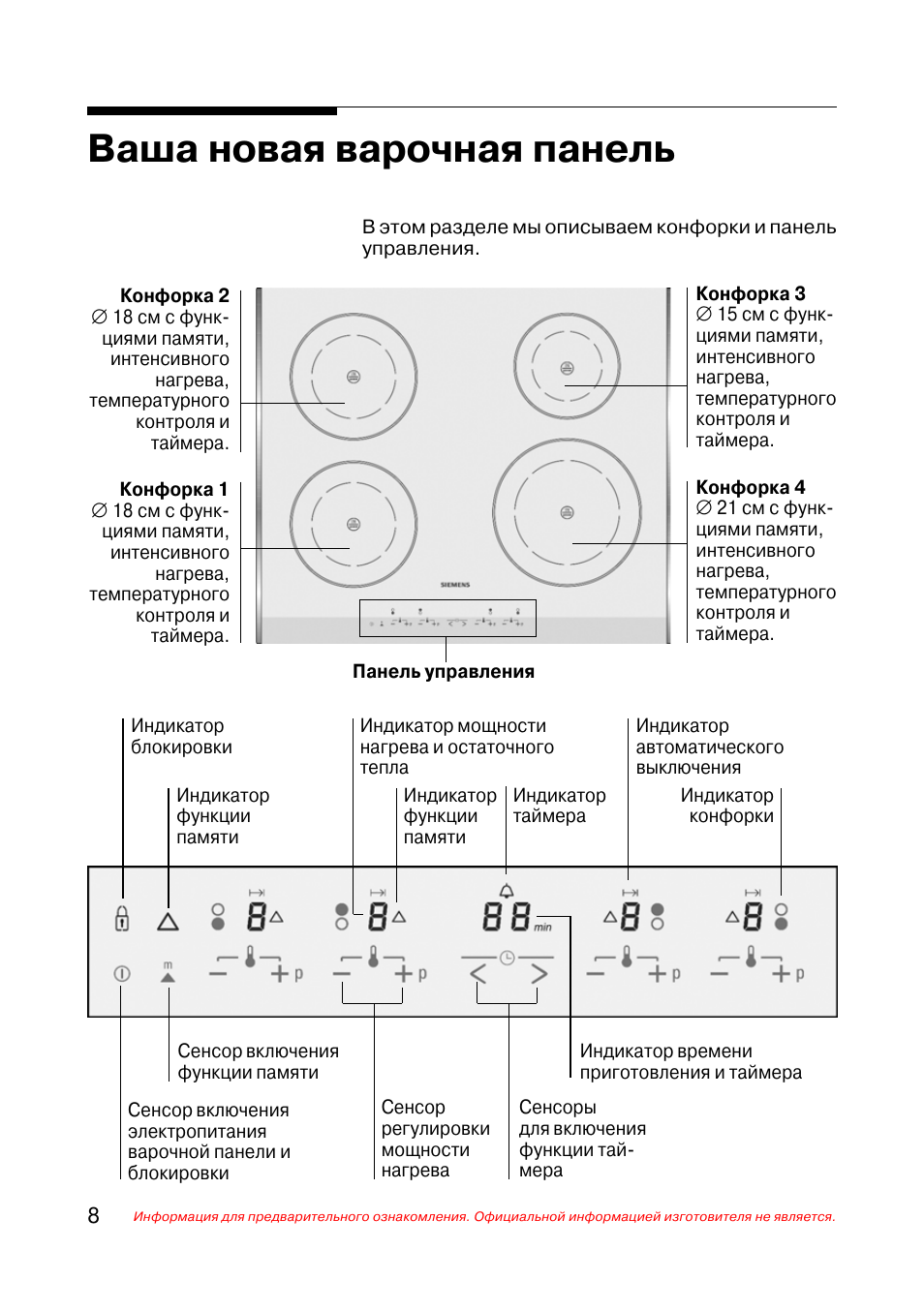 варочная панель электрическая сименс инструкция пользования варочная панель электрическая сименс инструкция пользования