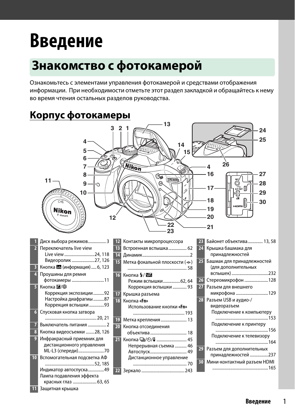 Инструкция по эксплуатации фотокамерой