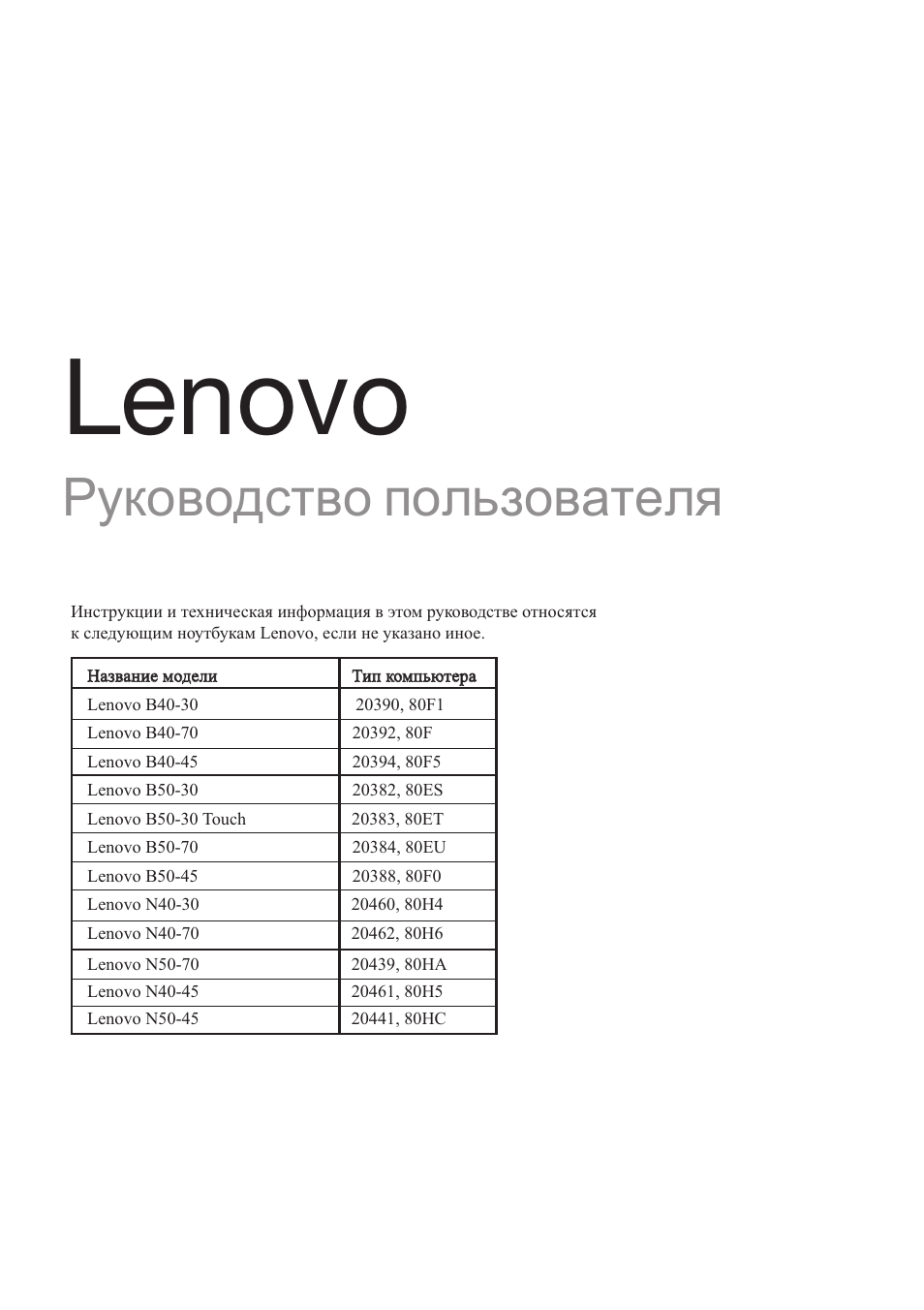 Инструкция по эксплуатации ноутбука lenovo
