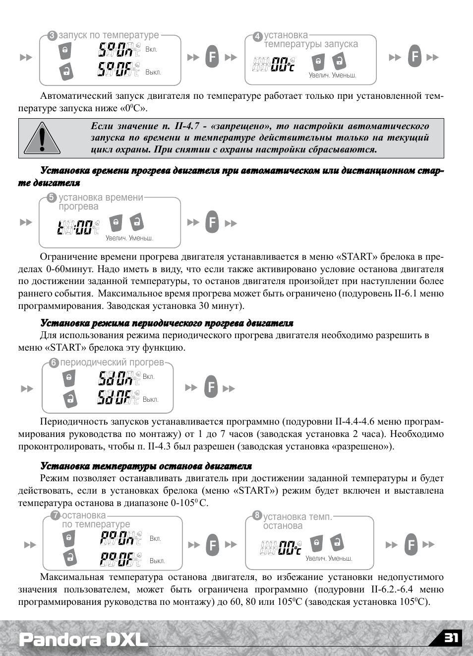 Pandora dxl 2500 инструкция скачать