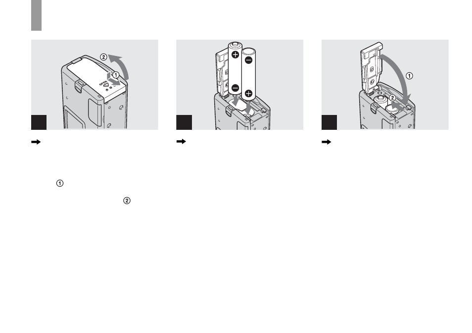 Sätta i batterierna | Инструкция по эксплуатации Sony DSC-U40 | Страница 101 / 180