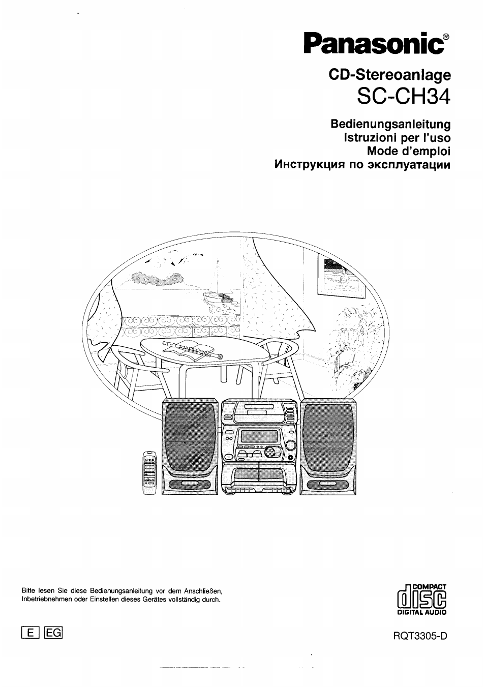 Инструкция по эксплуатации Panasonic SC-CH34 | 82 страницы