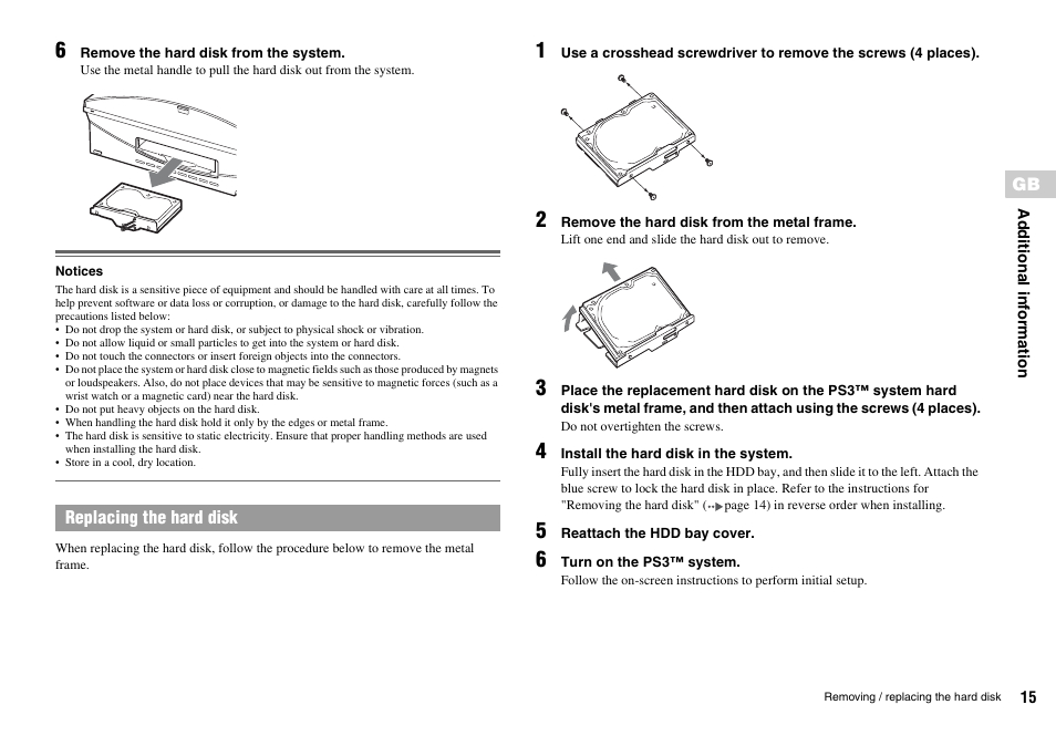 Инструкция по эксплуатации Sony PlayStation 3 Safety and Support | Страница 15 / 48