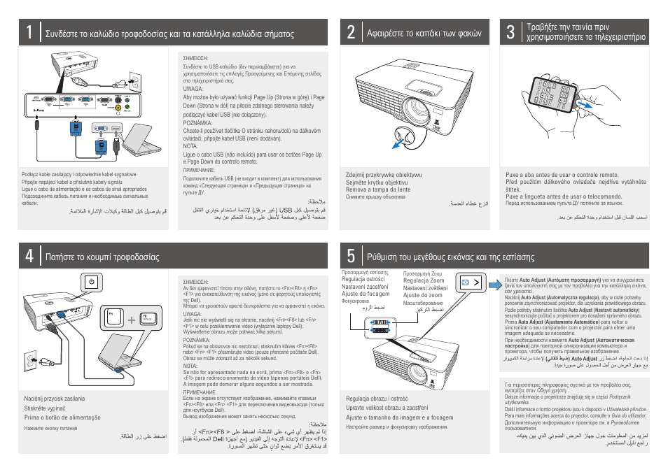 Инструкция по эксплуатации Dell 1420X Projector | 2 страницы