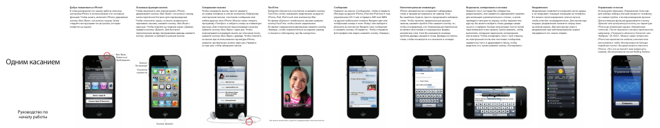 Инструкция по эксплуатации Apple iPhone 4S | 2 страницы