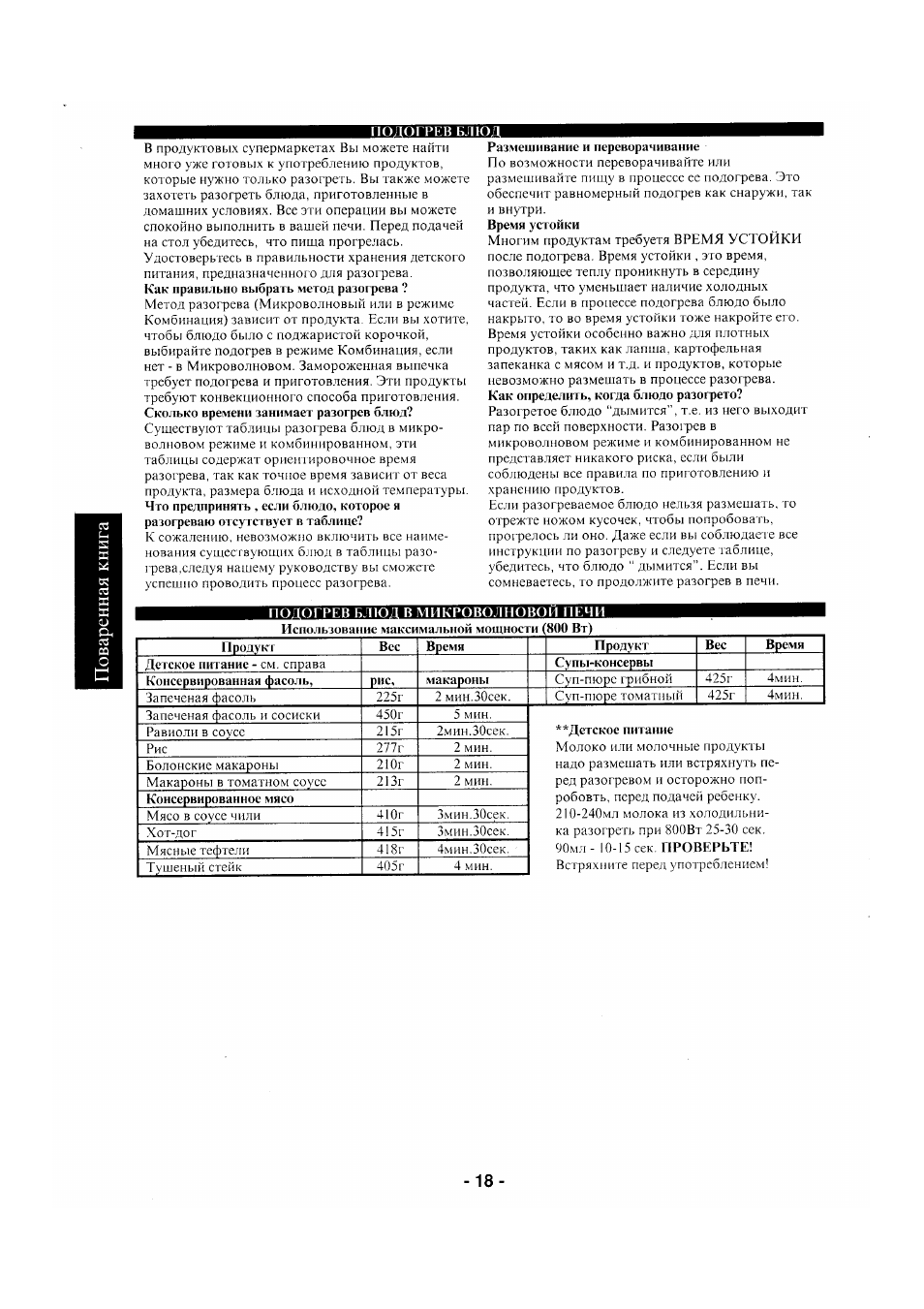 Инструкция по эксплуатации Panasonic NN-K257W/C | Страница 19 / 29