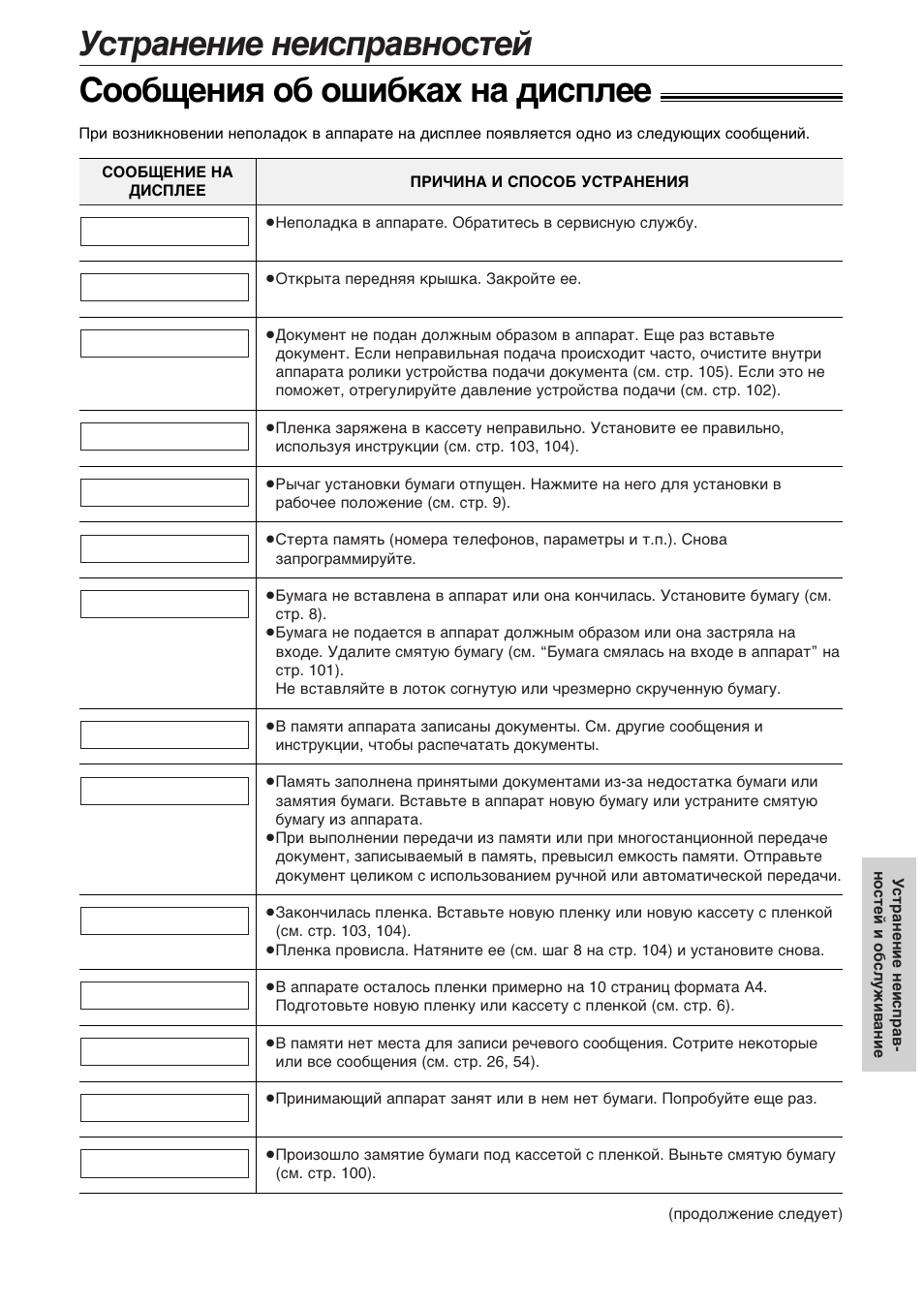 Инструкция по эксплуатации Panasonic KX-F1110RS | 13 страниц