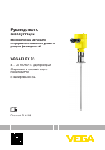 VEGA VEGAFLEX 83 4 … 20 mA_HART two-wire Rod and cable probe - PFA insulated With SIL qualification