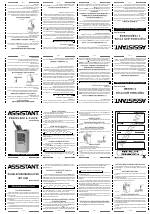 ASSISTANT AH-1052 - Инструкции