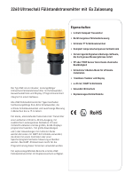 GF Signet 2260 Ultrasonic Level Transmitter with EX Approval