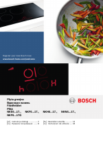 Bosch NKN645G17 60 см Стеклокерамическая варочная панель