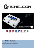 TC-Helicon VoiceLive Play GTX Details Manual