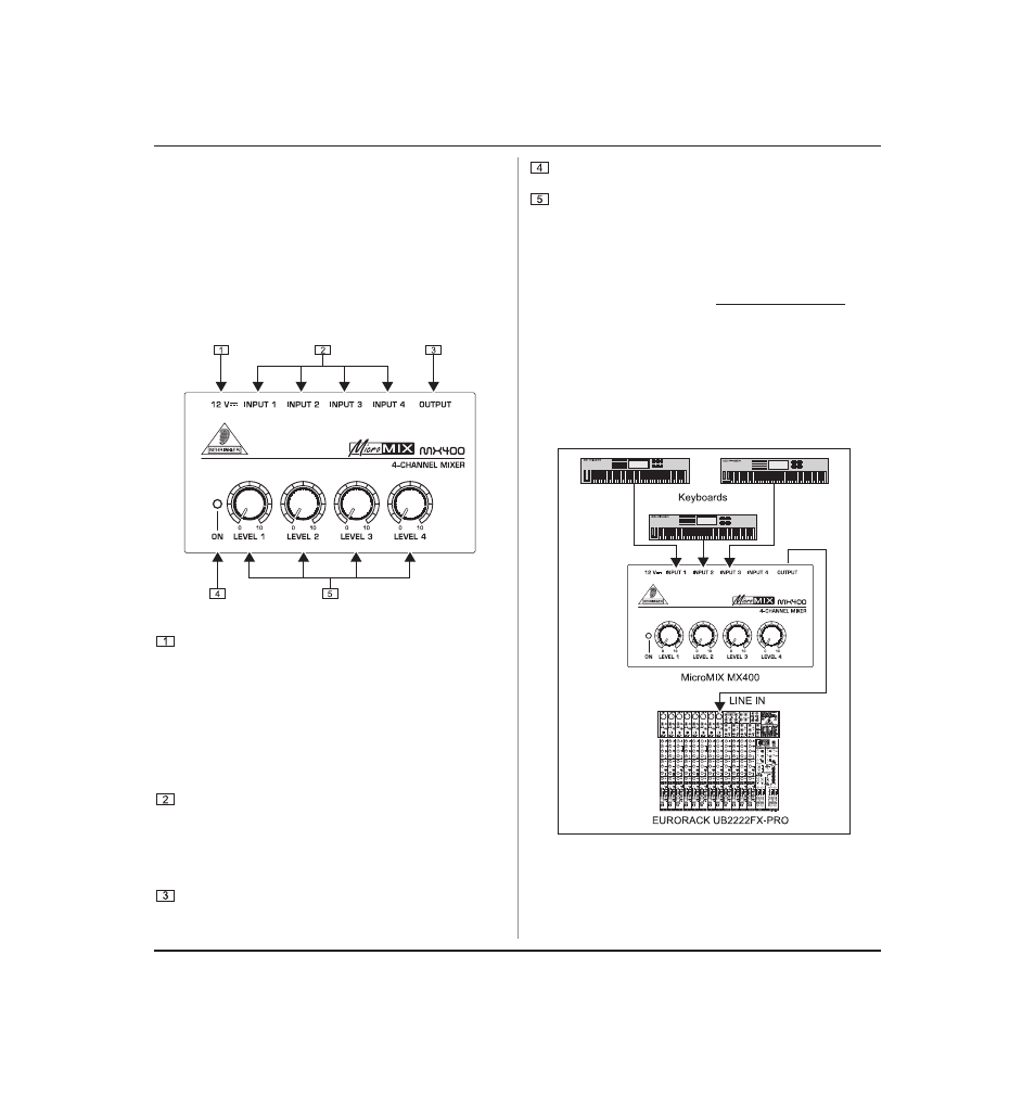 Схема behringer xenyx 2222fx