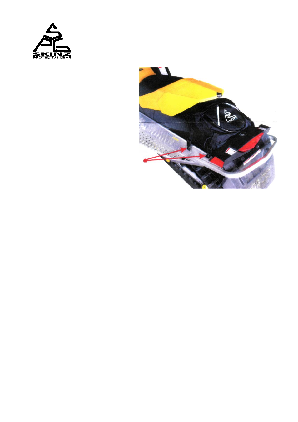 Инструкция по эксплуатации SKINZ PROTECTIVE GEAR SDTP500 1 cтраница