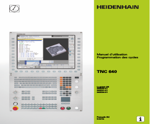 HEIDENHAIN TNC 640 (34059x-01) Cycle programming