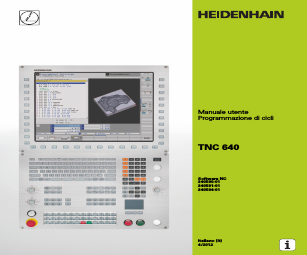 HEIDENHAIN TNC 640 (34059x-01) Cycle programming