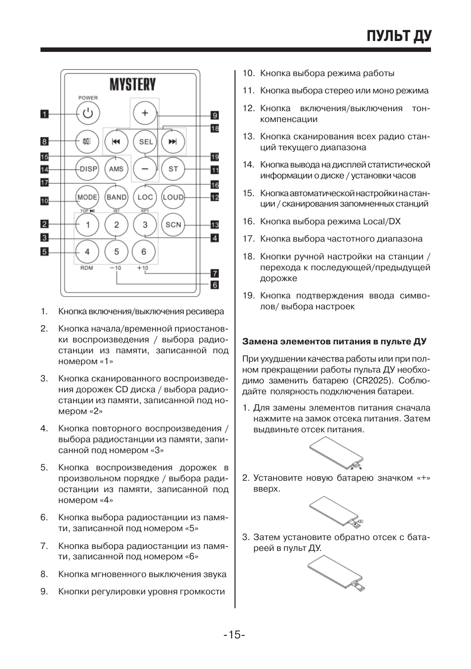 Схема автомагнитолы mystery mcd 573mp - фото