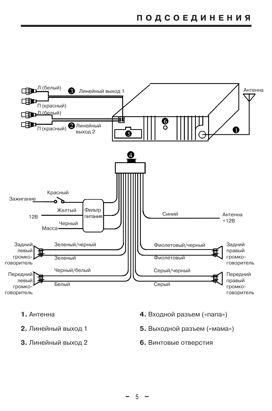 Схема подключения магнитолы мистери - 81 фото