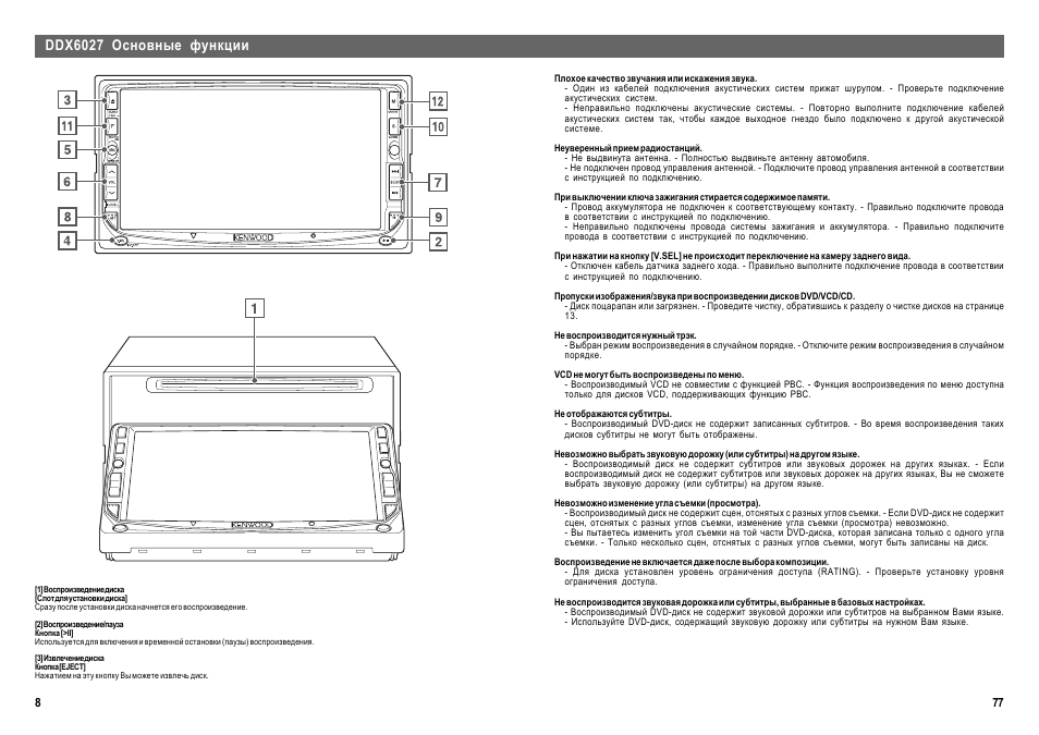 Kenwood ddx155 схема подключения
