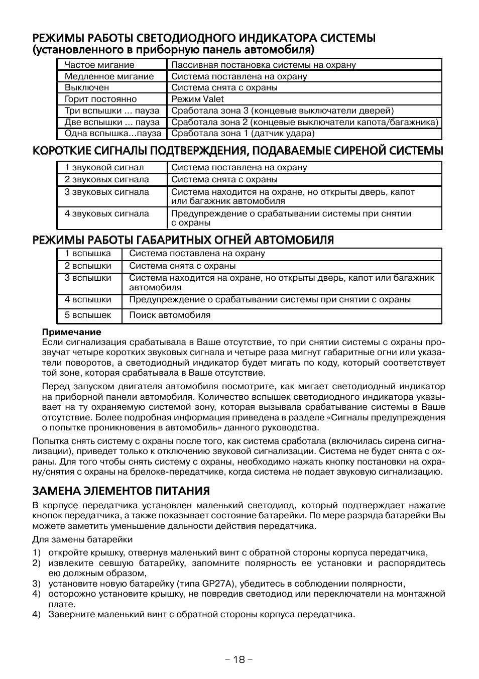 Инструкция сигнализации sheriff pdf - 90 фото