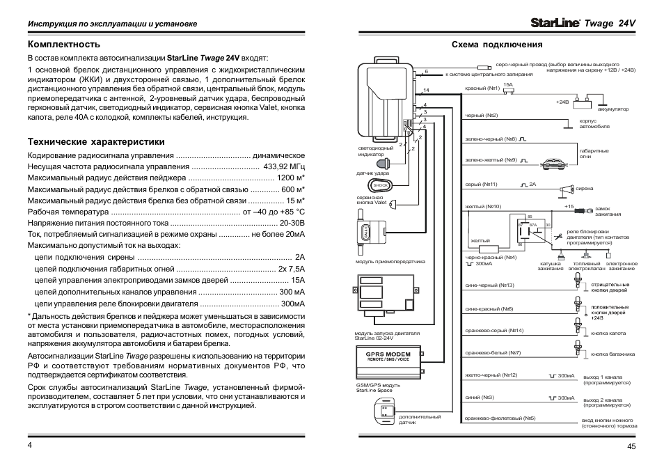 Twage b9 схема подключения