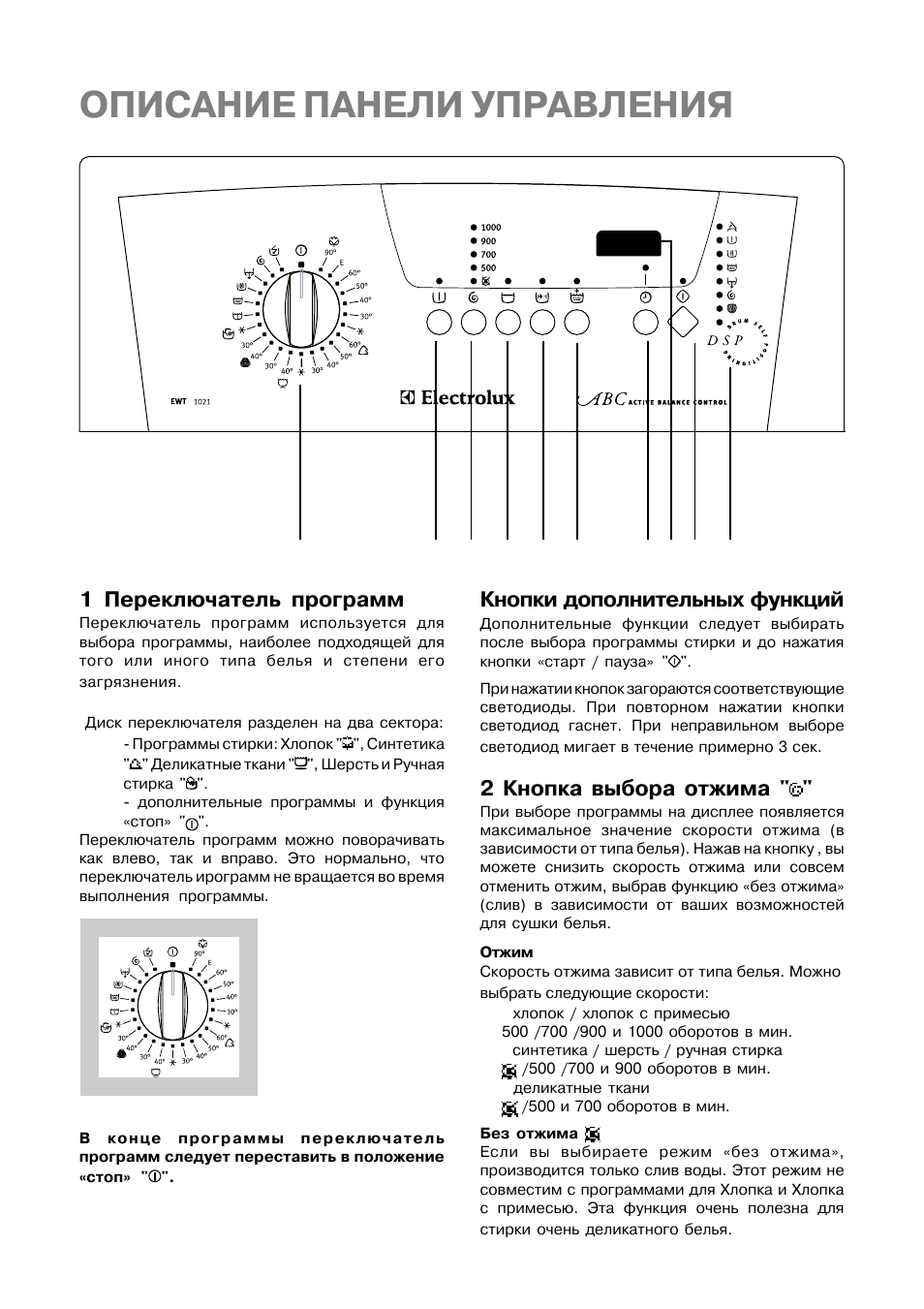 Electrolux ewt 1021 схема