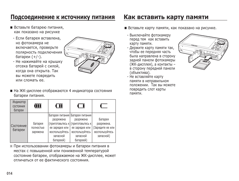 Правильно вставить карту памяти