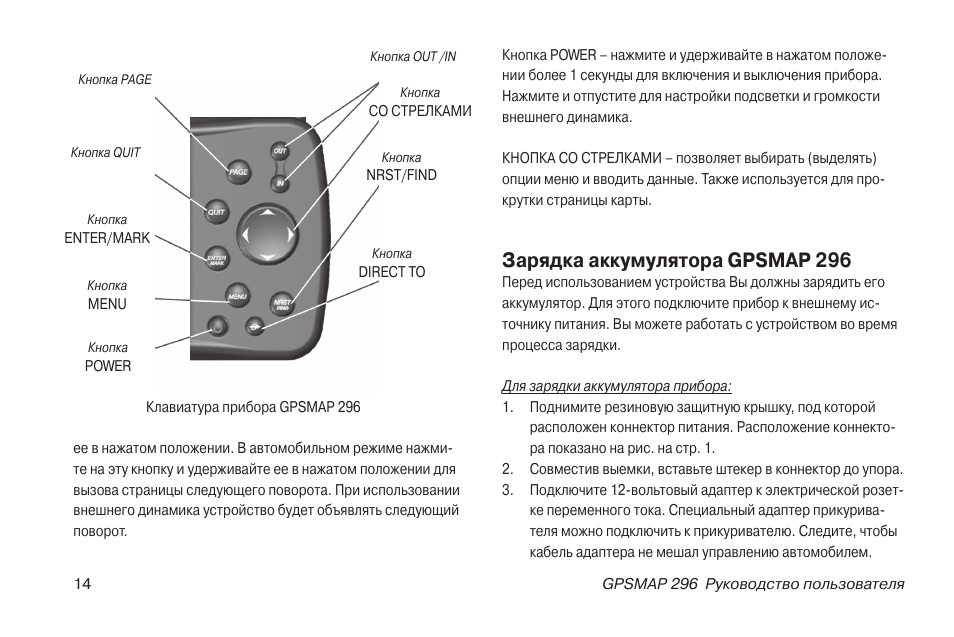 Инструкция навигатора на русском языке. Garmin GPSMAP 296. Зарядка для аккумулятора Гармин 296. GPS-навигатор Garmin GPSMAP 296. GPSMAP 296 инструкция на русском.