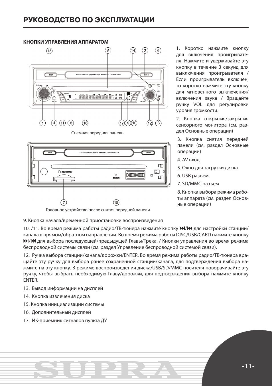 Магнитола swm 8809 инструкция