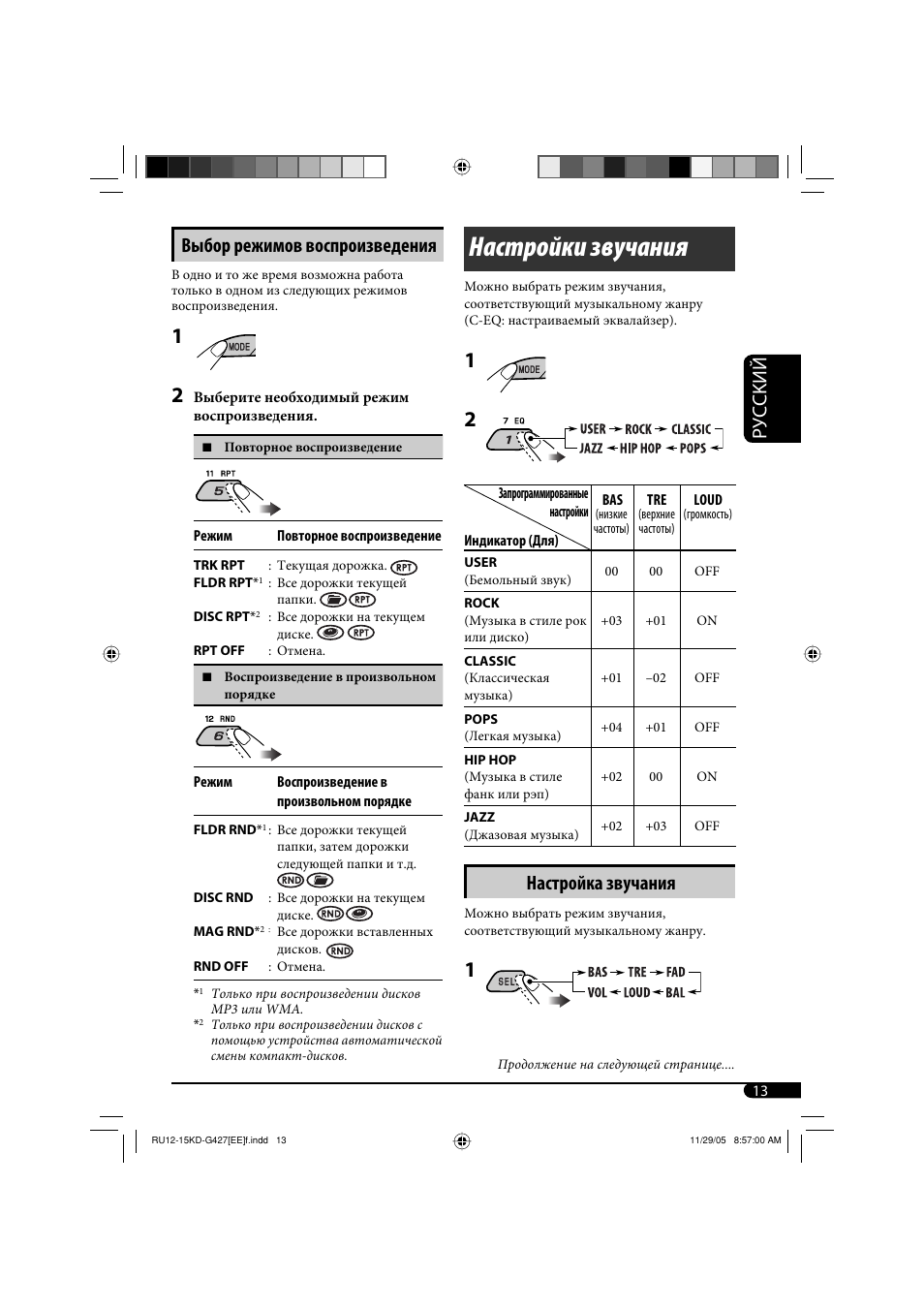 Магнитола jvc kd g427 инструкция на русском