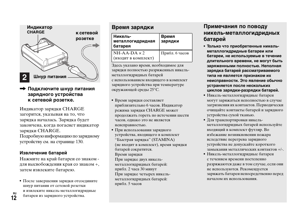 Сколько по времени заряжать ашку