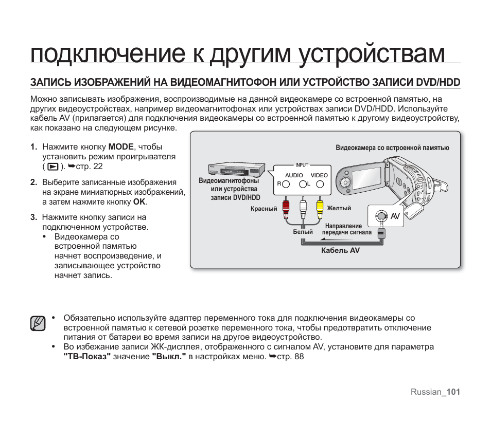 Нет изображения видеомагнитофон