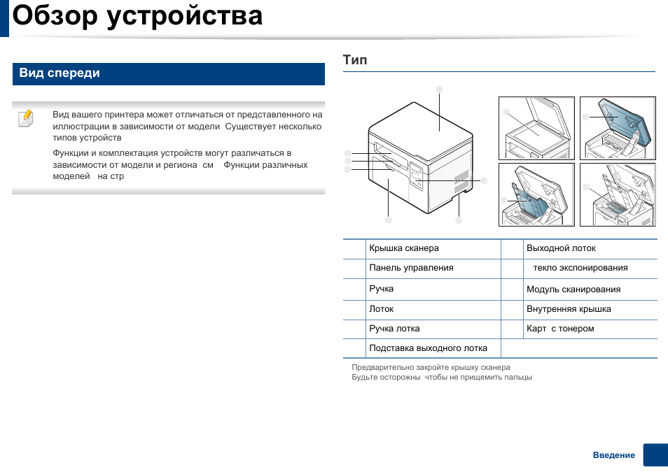 Обзор устройств. Обзор устройств