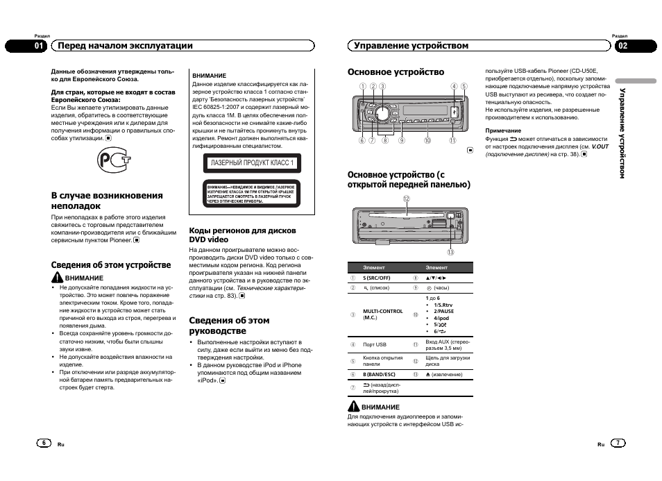 Пионер dvh p590mp схема подключения