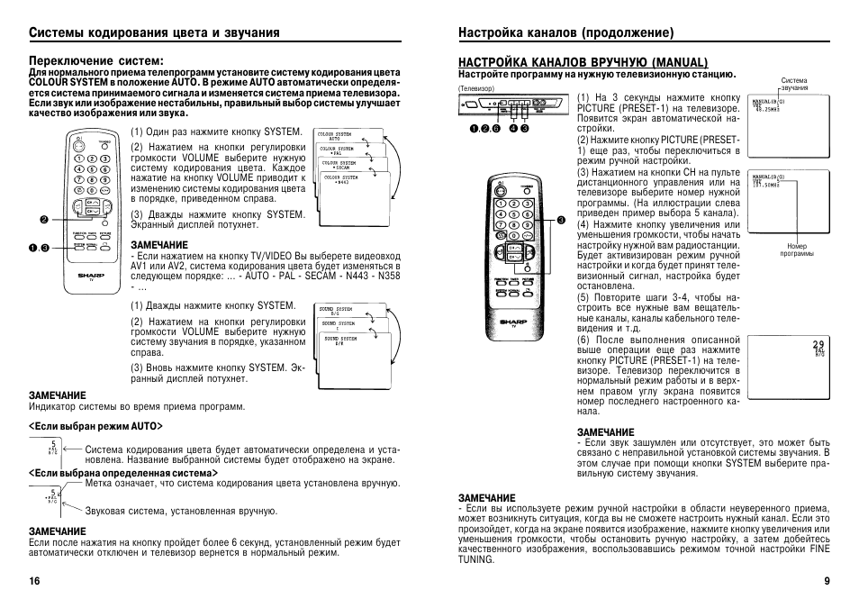 Sharp vt 1418m схема