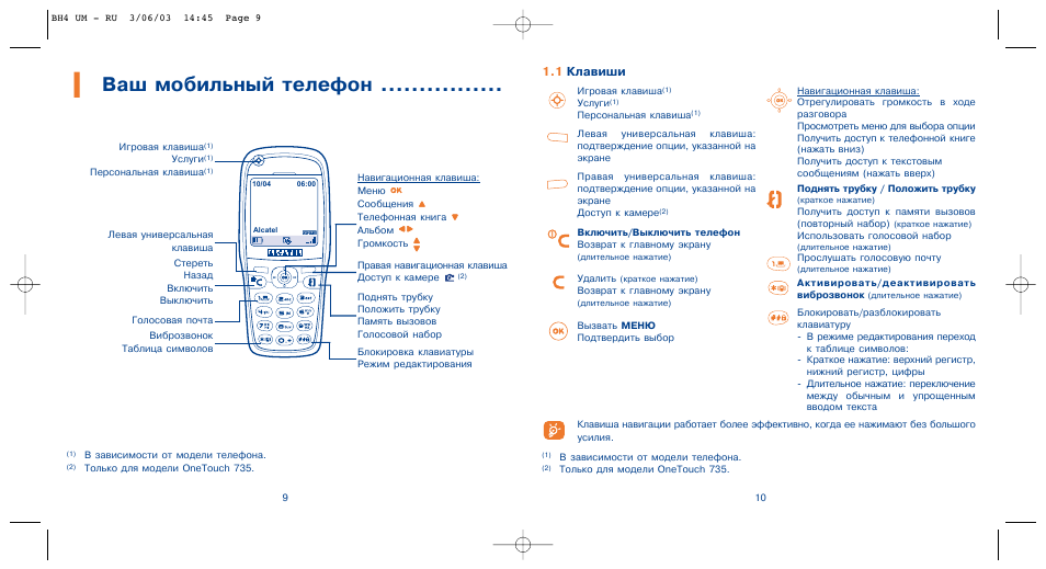 One touch инструкция на русском языке. Инструкция к кнопочному телефону Alcatel. Блокировка кнопок на нокиа кнопочный. Мобильный телефон Alcatel инструкция. Инструкция для кнопочного алкателя.