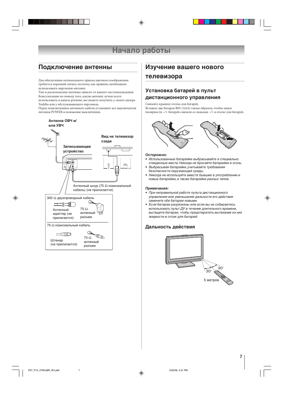 Toshiba 32a3000pr схема
