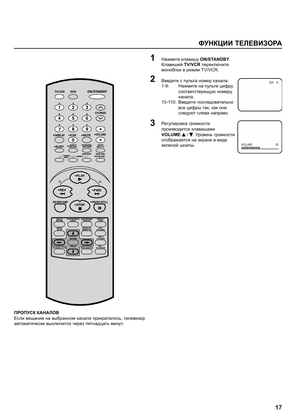 Инструкция телевизора toshiba