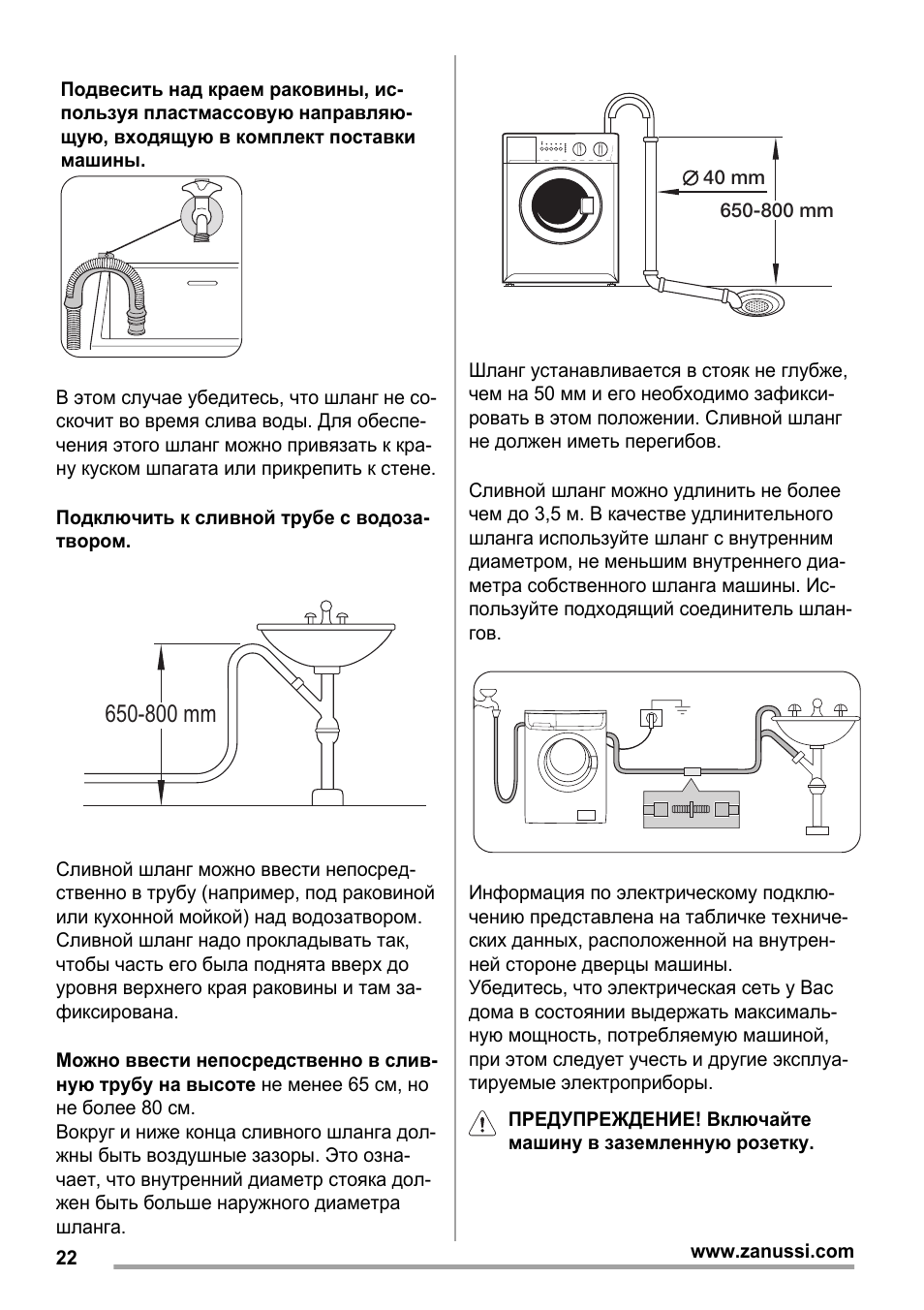 Схема работы стиральной машины zanussi