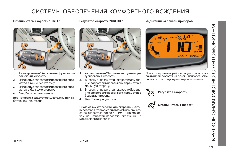 Ситроен с4 панель приборов обозначения описание