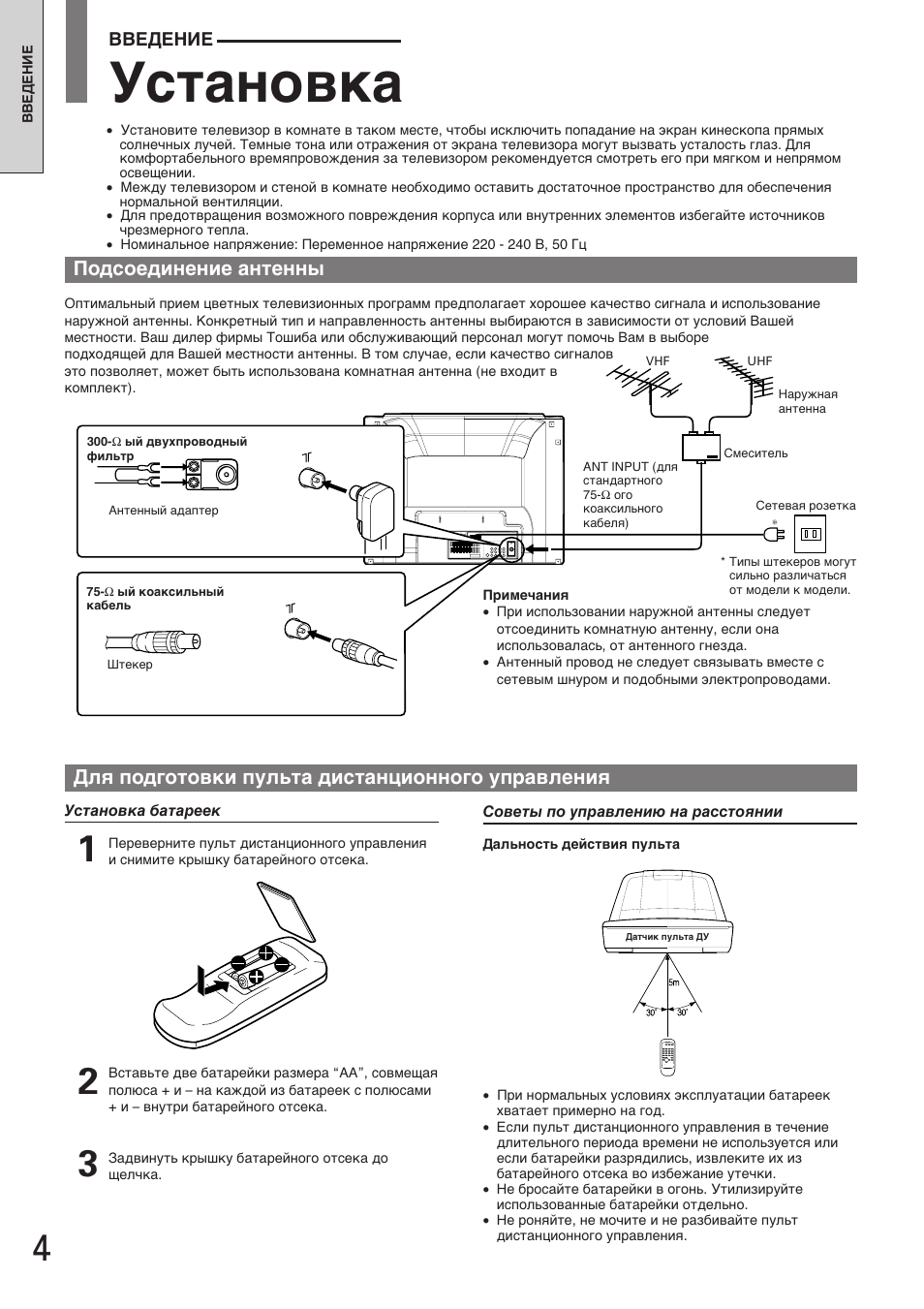 Адаптер для телевизора Тошиба