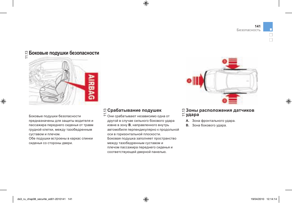 Схема работы airbag