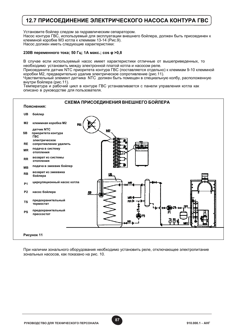 Qaa73 прибор для регулирования котла baxi slim