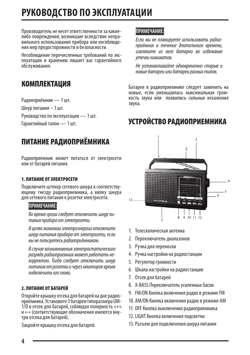 Waxiba xb 322urt схема