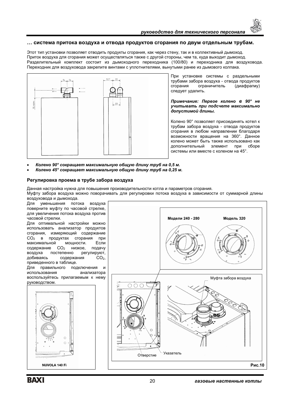 Схема бакси нувола 3 комфорт