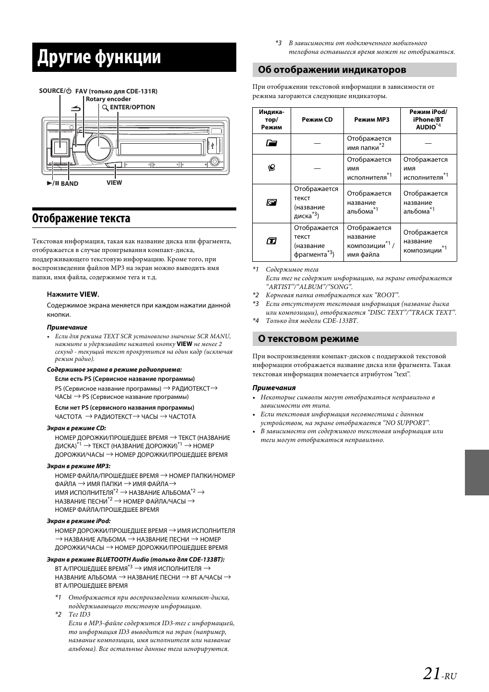 Alpine cde 131r схема подключения