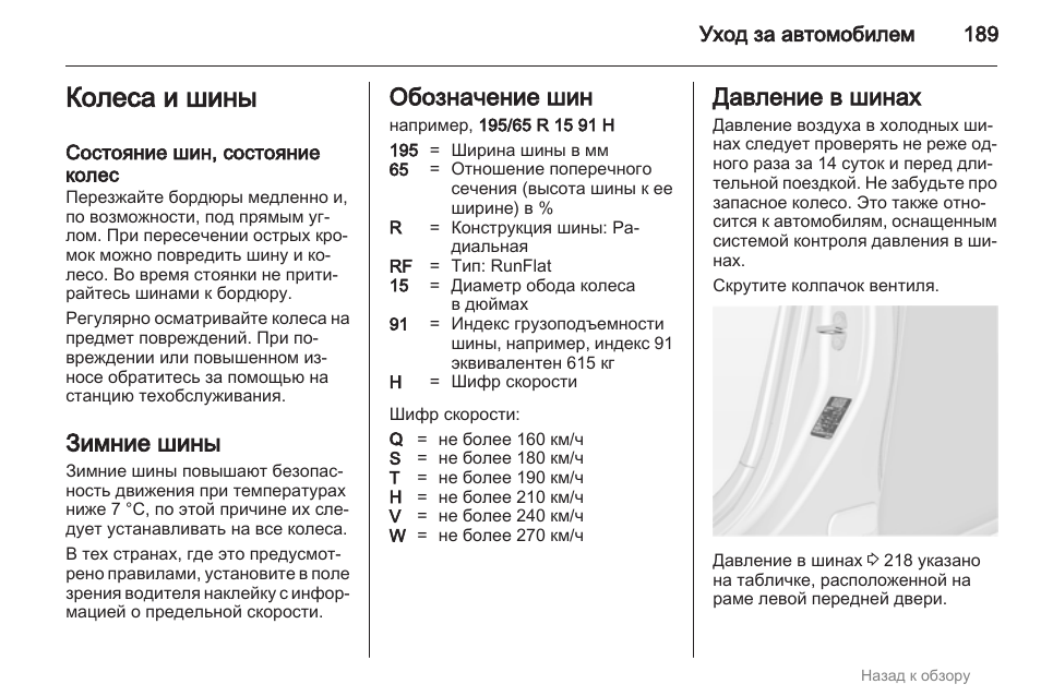 Опель мокка сколько качать колеса