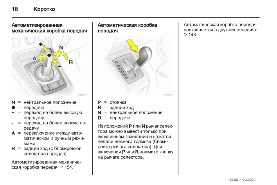 Схема автомат коробка переключения передач