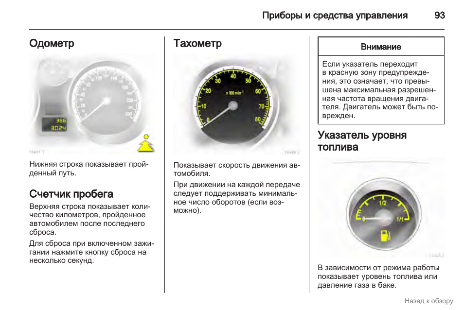 Руководство по эксплуатации электронных спидометров