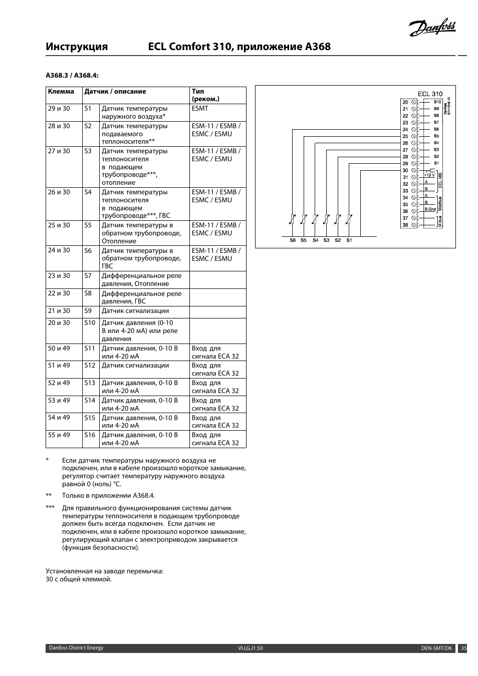 Ecl 210 схема подключения
